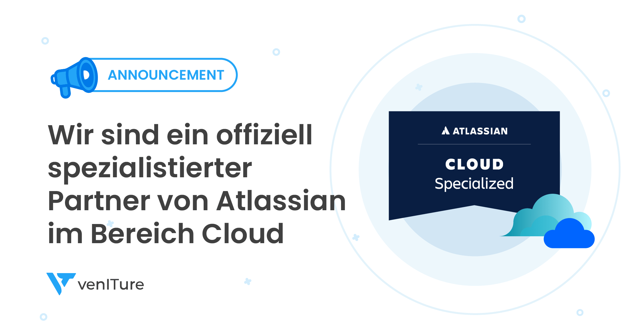 venITure ist offiziell Atlassian Cloud spezialisiert!