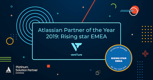 venITure wird Atlassian Partner of the Year 2019: Rising Star EMEA